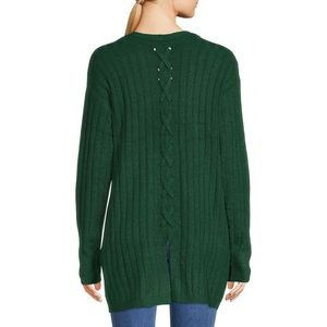 Lace Up Junior Cardigan NWOT